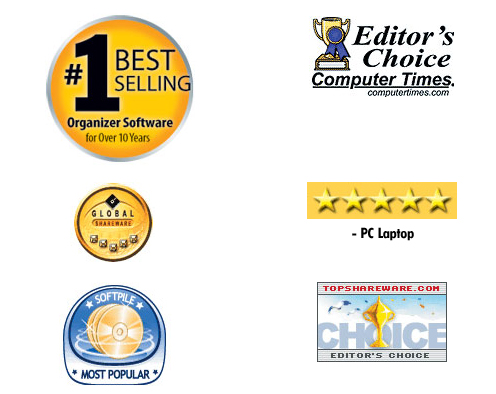 AnyTime® Organizer 12 - Awards